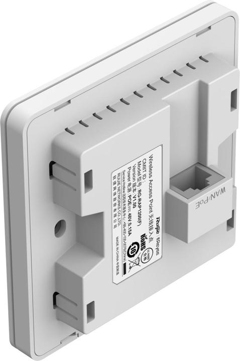 Productafbeelding Ruijie REYEE IN WAND ACCESS POINT WI-FI AC1300 2,4/5 GHZ 1267 (867 Mbit/s)