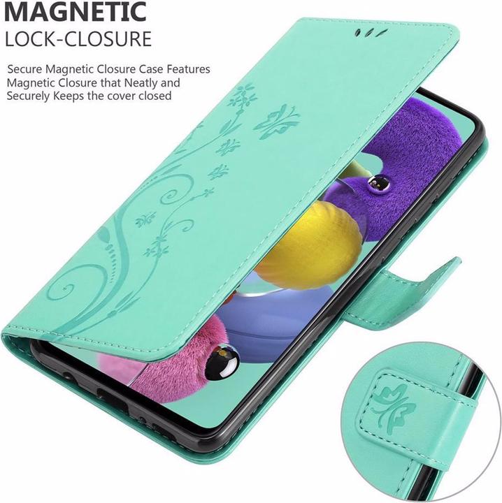 Productafbeelding Cadorabo Bloemen Boekomslag (Samsung Galaxy M40)