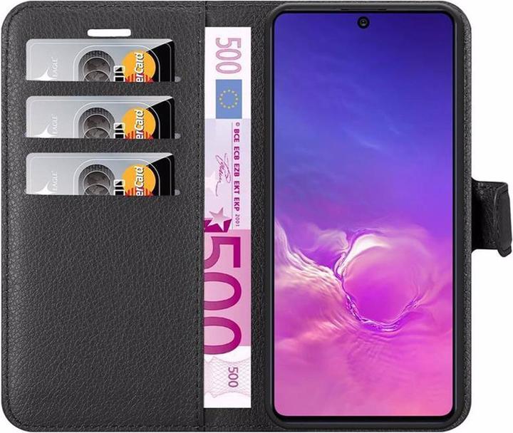 Actual product image Cadorabo Book with stand function cover (Samsung Galaxy S10 Lite, Samsung Galaxy A91)