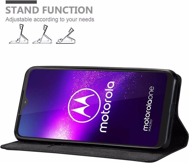Immagine prodotto Cadorabo Copertina magnetica invisibile del libro (Motorola Moto G8 Plus)