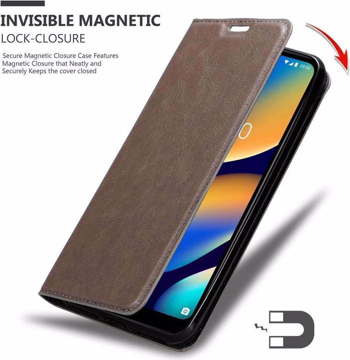 Image du produit Cadorabo Book Couverture magnétique invisible (Wiko View 3 Lite)