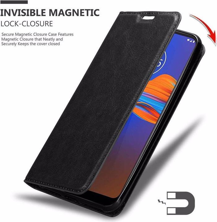 Produktbild Cadorabo Book Invisible Magnet Cover (Motorola Moto E6 Plus)