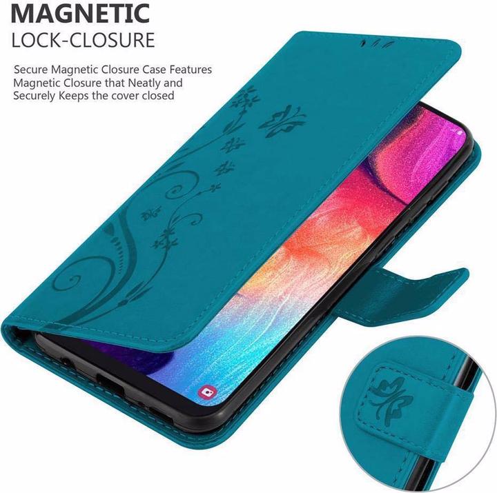 Image du produit Cadorabo Couverture du livre de fleurs (Samsung Galaxy A50)