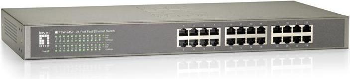 Produktbild LevelOne 24P DT/19 F2450 10/10 (24 Ports)