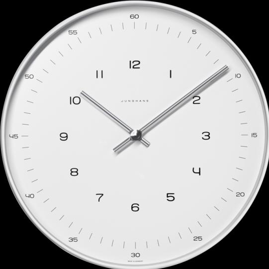 Junghans radio-réveil mural max bill (30 cm)