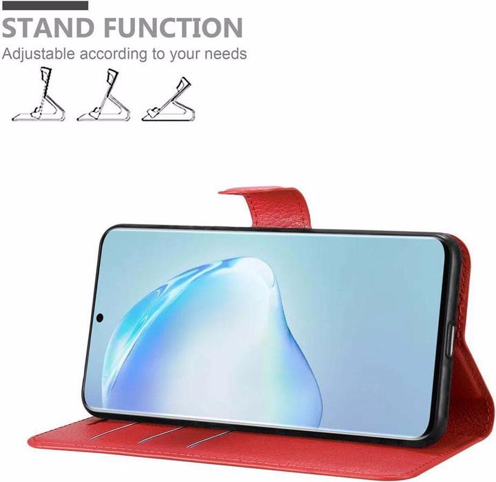 Actual product image Cadorabo Book with stand function cover (Samsung Galaxy S20+)