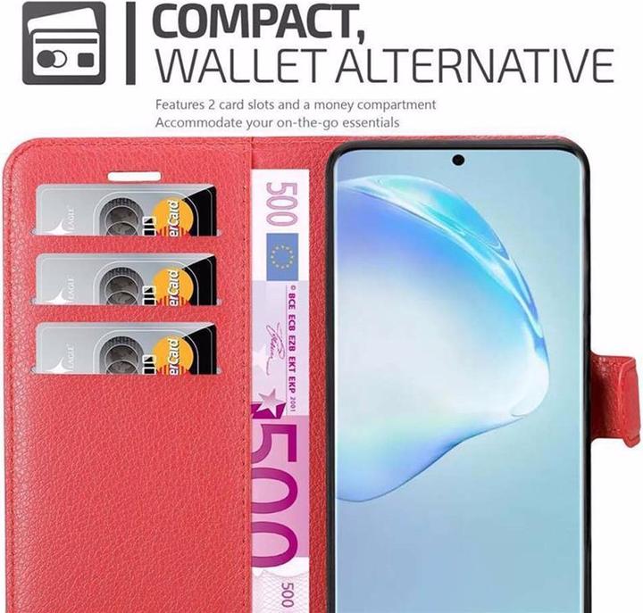 Actual product image Cadorabo Book with stand function cover (Samsung Galaxy S20+)