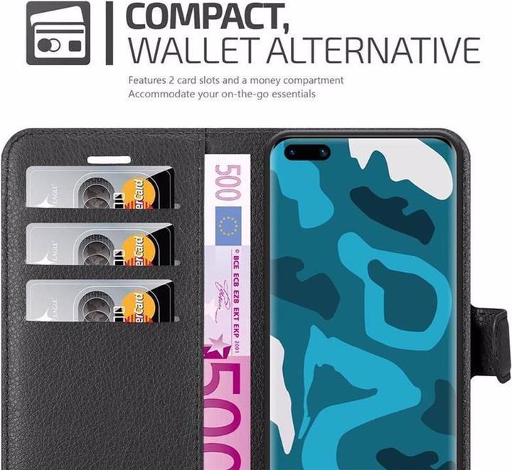 Actual product image Cadorabo Book with stand function cover (Huawei P40)