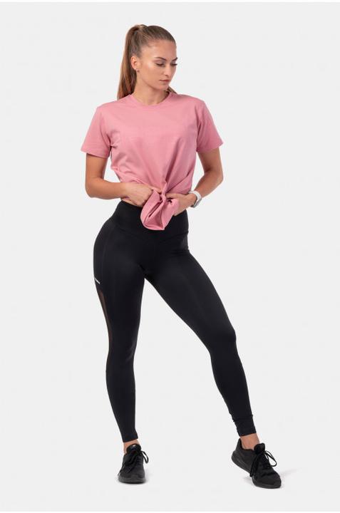 Actual product image Nebbia Invisible Logo T-Shirt 602 Old Rose (L)