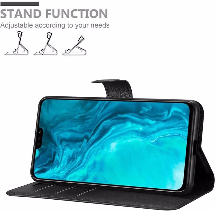 Actual product image Cadorabo Book with stand function cover (Honor 9X Lite)