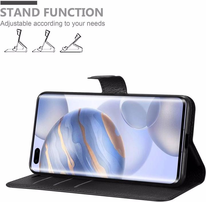 Actual product image Cadorabo Book with stand function cover (Honor 30 Pro+)