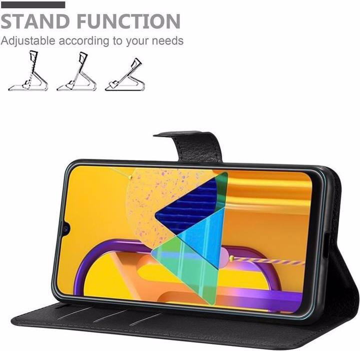 Actual product image Cadorabo Book with stand function cover (Samsung Galaxy M30s, Samsung Galaxy M21)