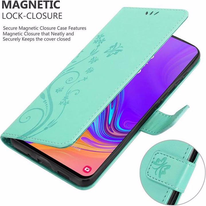 Produktbild Cadorabo Flower Book Cover (Samsung Galaxy A8s)