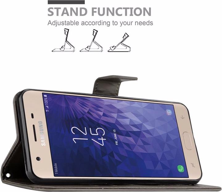 Produktbild Cadorabo Flower Book Cover (Samsung Galaxy J3 (2018))