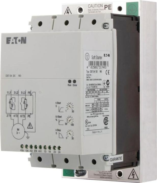 Eaton Démarreur progressif, 70 A, 200-480 V CA, Us= 134936