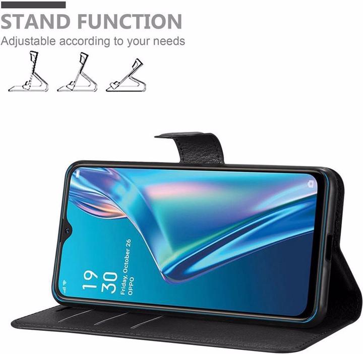 Produktbild Cadorabo Book mit Standfunktion Cover (Oppo A12)