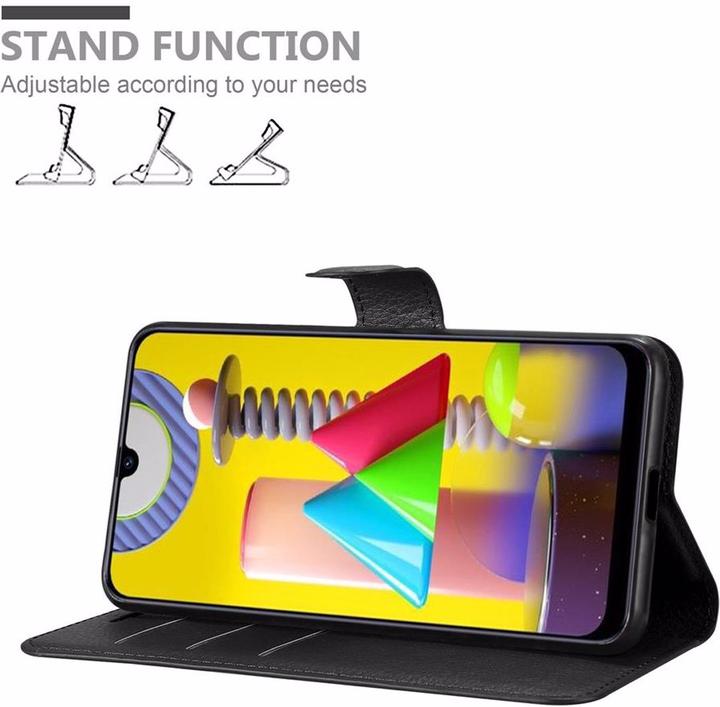 Actual product image Cadorabo Book with stand function cover (Samsung Galaxy M31)