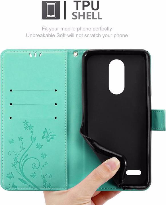 Productafbeelding Cadorabo Bloemen Boekomslag (LG K8 2018)