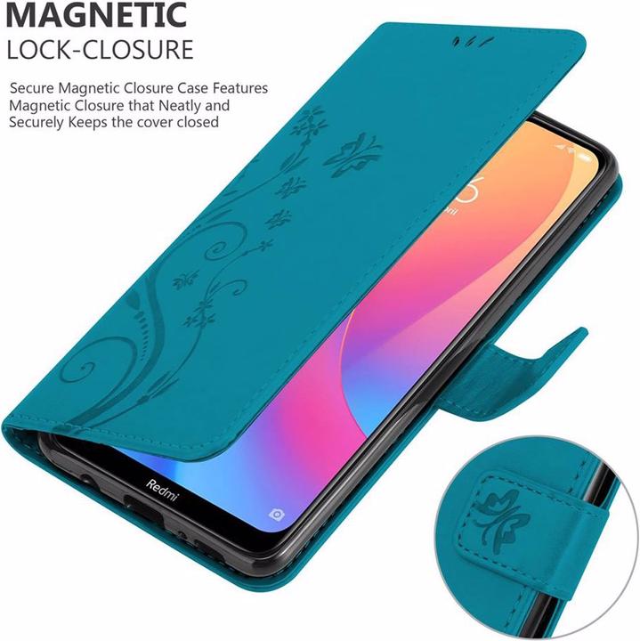 Image du produit Cadorabo Couverture du livre de fleurs (Xiaomi Redmi 8A)