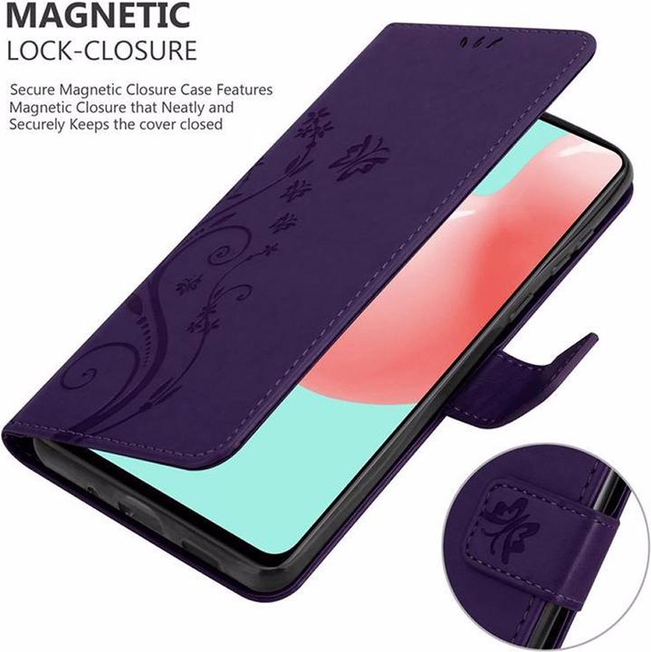 Produktbild Cadorabo Flower Book Cover (Samsung Galaxy A41)