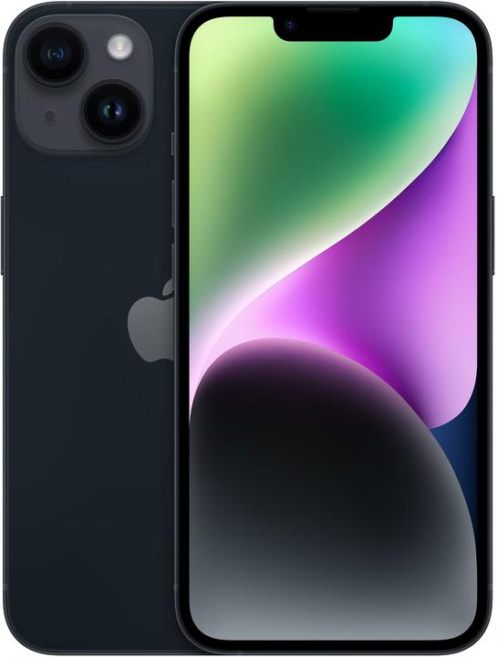 Apple iPhone 14 (512 Go, Minuit, 6.10", SIM + eSIM, 12 Mpx, 5G)