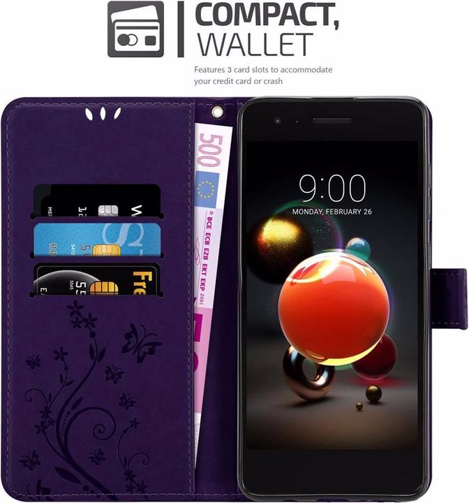 Productafbeelding Cadorabo Bloemen Boekomslag (LG K8)