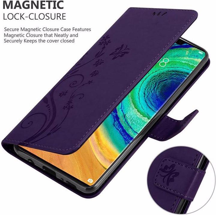Productafbeelding Cadorabo Bloemen Boekomslag (Huawei Mate 30 Pro)