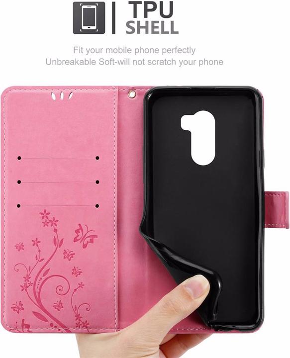 Actual product image Cadorabo Flower Book Cover (Xiaomi Pocophone F1)