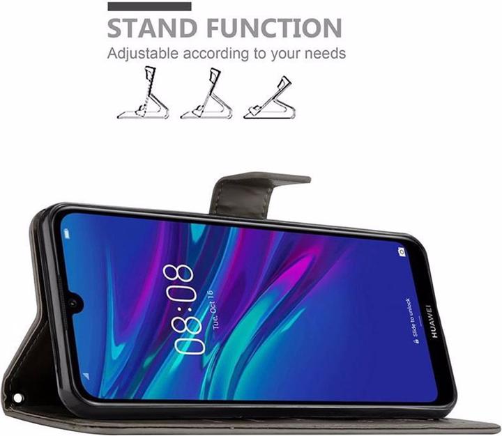 Productafbeelding Cadorabo Bloemen Boekomslag (Huawei Y6 (2019))