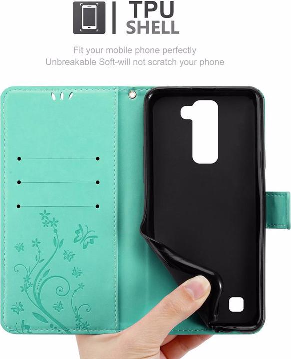 Produktbild Cadorabo Flower Book Cover (LG K7)