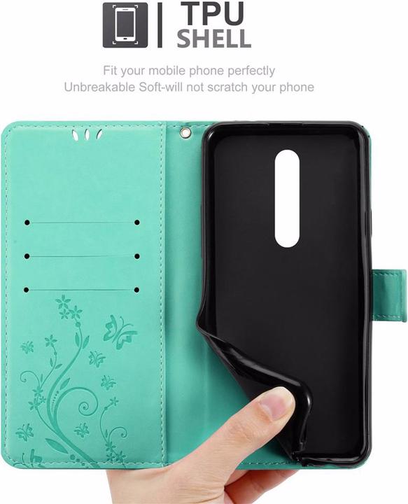 Productafbeelding Cadorabo Bloemen Boekomslag (Xiaomi Redmi K20)
