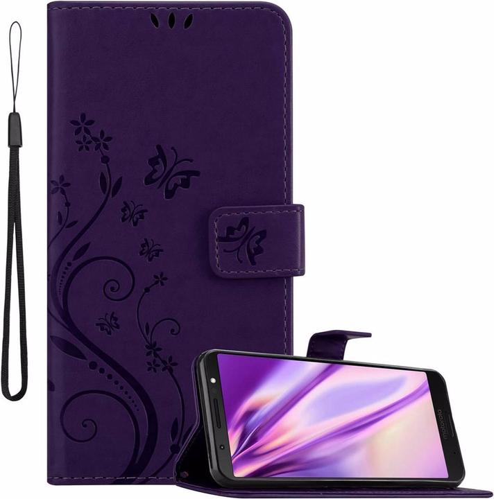 Productafbeelding Cadorabo Bloemen Boekomslag (Motorola Moto G6 Plus)
