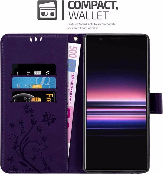Actual product image Cadorabo Flower Book Cover (Sony Xperia 5)