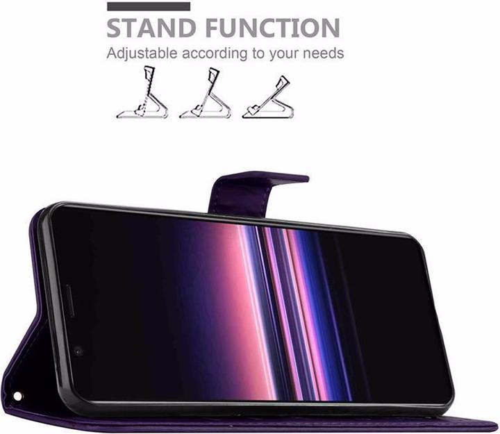 Actual product image Cadorabo Flower Book Cover (Sony Xperia 5)
