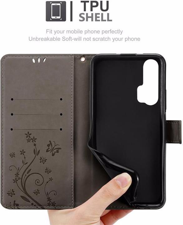 Produktbild Cadorabo Flower Book Cover (Honor 20 Pro)
