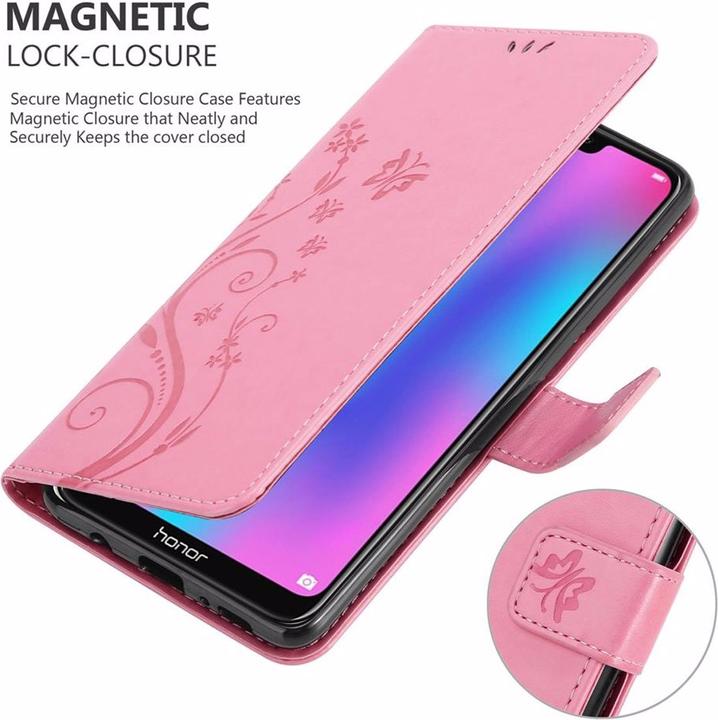 Productafbeelding Cadorabo Bloemen Boekomslag (Honor 8C)