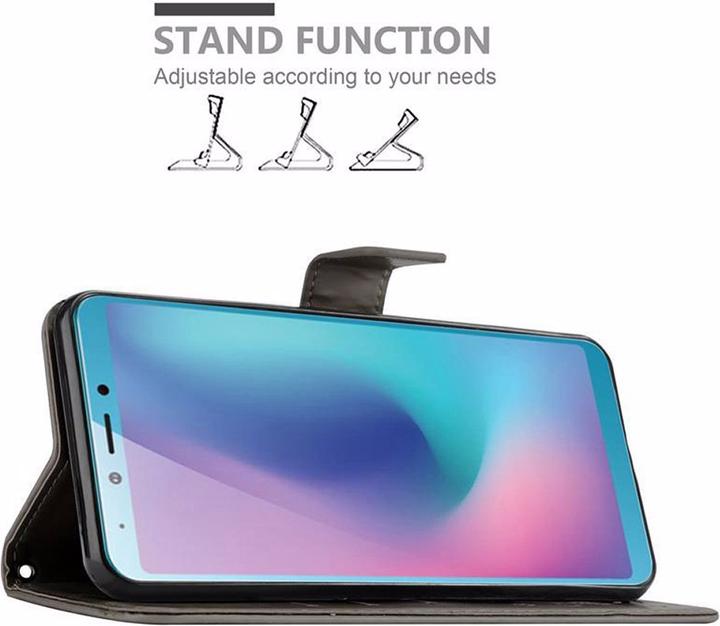 Productafbeelding Cadorabo Bloemen Boekomslag (Samsung Galaxy A6)