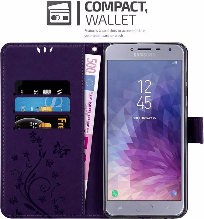 Productafbeelding Cadorabo Bloemen Boekomslag (Samsung Galaxy J4 (2018))