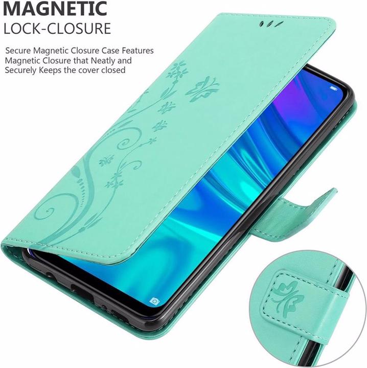 Productafbeelding Cadorabo Bloemen Boekomslag (Huawei P Smart (2019))