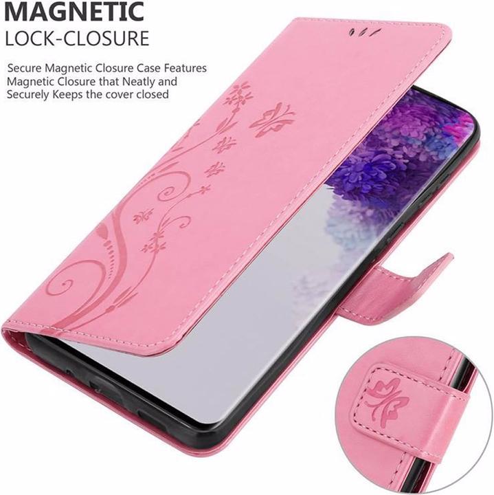 Actual product image Cadorabo Flower Book Cover (Samsung Galaxy S20 Ultra)