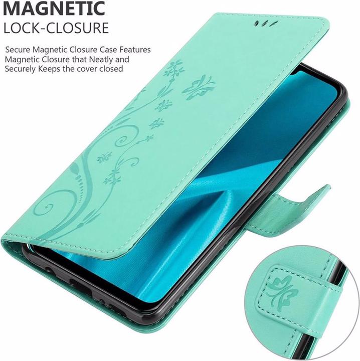 Produktbild Cadorabo Flower Book Cover (Huawei Y9 (2019))