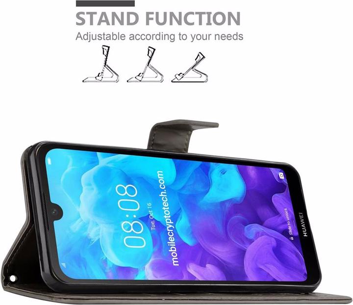 Productafbeelding Cadorabo Bloemen Boekomslag (Huawei Y6 Pro)