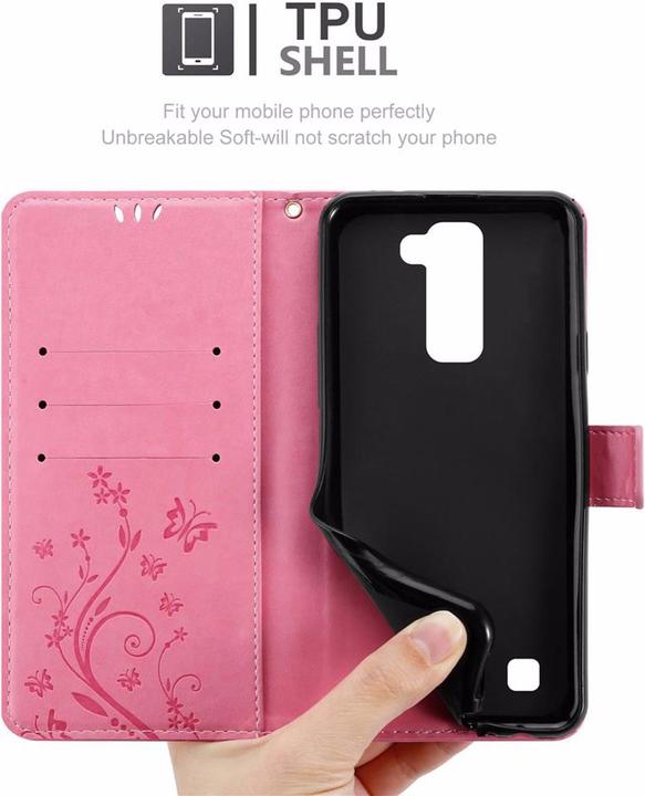 Image du produit Cadorabo Couverture du livre de fleurs (LG K7)