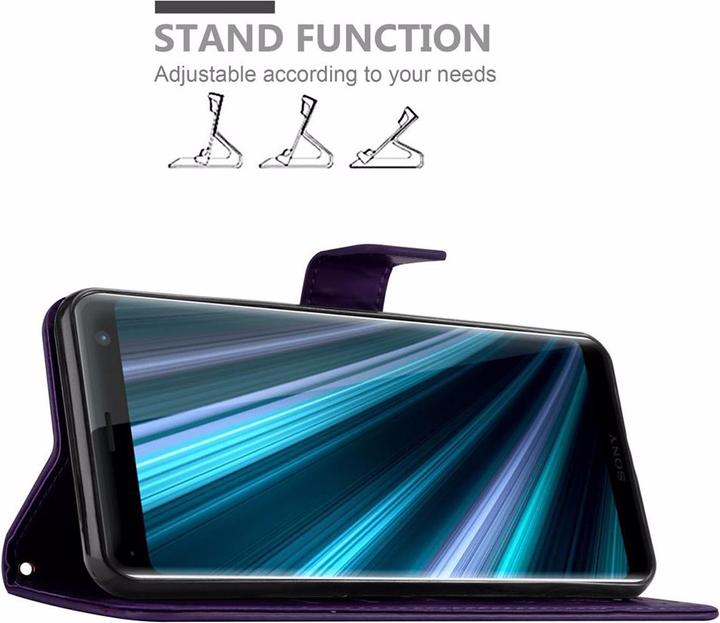 Productafbeelding Cadorabo Bloemen Boekomslag (Sony Xperia XZ3)