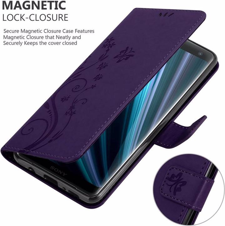 Productafbeelding Cadorabo Bloemen Boekomslag (Sony Xperia XZ3)