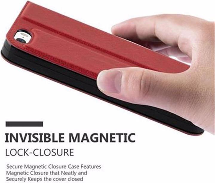 Actual product image Cadorabo Book with View double window cover (Apple iPhone 5)