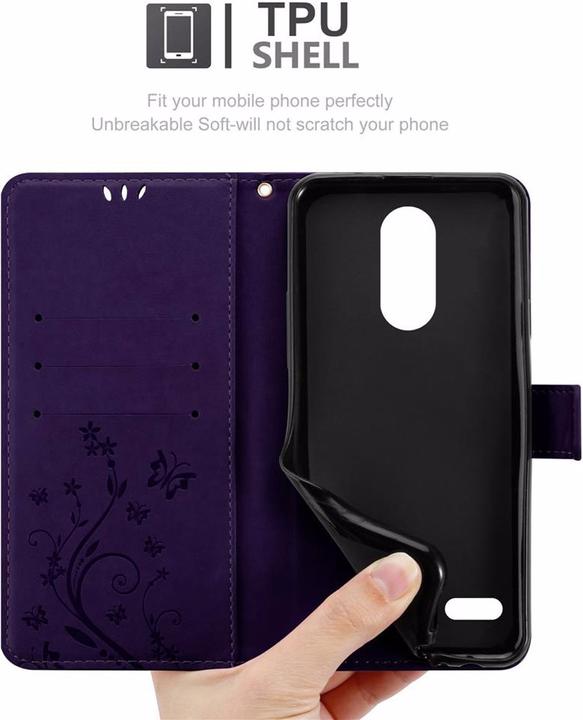 Productafbeelding Cadorabo Bloemen Boekomslag (LG K10)