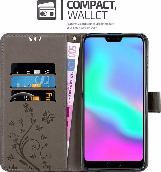 Productafbeelding Cadorabo Bloemen Boekomslag (Honor 10)