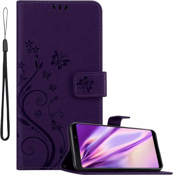 Floral dark purple