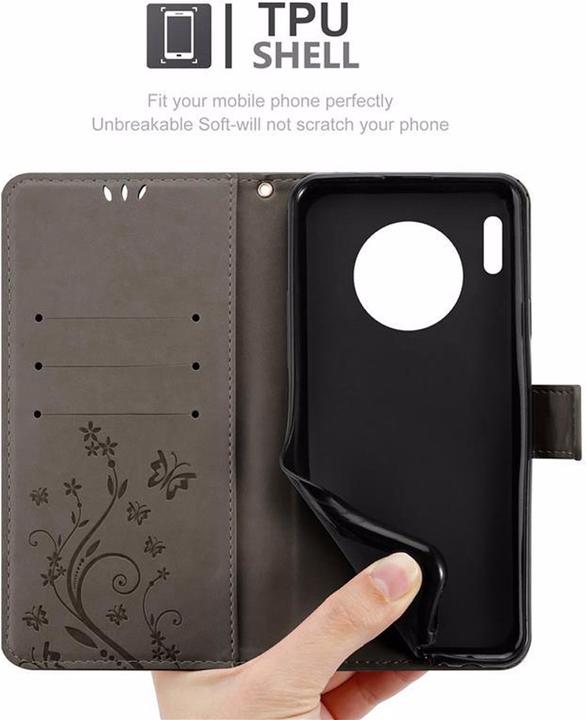 Productafbeelding Cadorabo Bloemen Boekomslag (Huawei Mate 30 Pro)